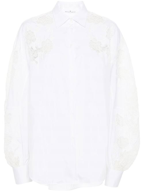 Camicia bianca con applicazione Ermanno Scervino | D452K305BQP10601